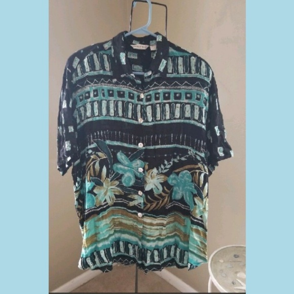Casual studio flowered print blouse size XL - Picture 1 of 3